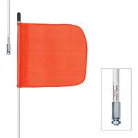 Safety Whip&reg; Heavy-Duty Whips, Threaded Mount, 5' High, Orange Nuna Depot Inc.