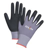 Gants ZX-1 de premi&egrave;re qualit&eacute; compatibles avec les &eacute;crans tactiles, 6/T-petit, R&ecirc;vetement Mousse de nitrile, Calibre 15, Enveloppe en Nylon Nuna Depot Inc.