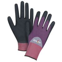 Gants enduits de premi&egrave;re qualit&eacute; ZX-2, 10/T-Grand, R&ecirc;vetement Nitrile/Mousse de nitrile, Calibre 18, Enveloppe en Nylon Nuna Depot Inc.