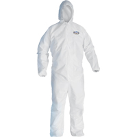 Combinaison Kleenguard A45 contre les liquides, les particules de pr&eacute;paration des surfaces et la peinture, Petit, Blanc, Micropore Nuna Depot Inc.