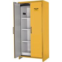 Armoire d'entreposage 90 minutes s&eacute;curitaire et conforme &agrave; la norme EN, 30 gal., 2 Porte(s), 35,16" La x 76,89" h x 24,21" p Nuna Depot Inc.