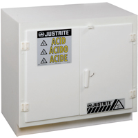 Armoires solides en poly&eacute;thyl&egrave;ne pour acides, 6 x 0,66043 gal., 36" x 35,75" x 21,75" Nuna Depot Inc.