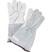 Standard-Duty Snug Wrist Work Gloves, Large, Goat Grain Palm Nuna Depot Inc.