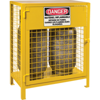 Armoires pour cylindres &agrave; gaz, nbre de bouteilles: 2, 30" , 17" , 37" , Jaune Nuna Depot Inc.