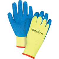 High Visibility Coated Gloves, 7/Small, Rubber Latex Coating, 7 Gauge, Terry Shell Nuna Depot Inc.