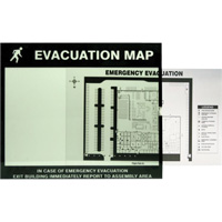 Evacuation Map Holder Clear Insert Nuna Depot Inc.