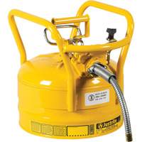 D.O.T. AccuFlow Safety Cans, Type II, Steel, 2.5 US gal., Yellow, FM Approved Nuna Depot Inc.