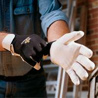 Anti-Vibration Air Glove&reg;, Size Medium, Pearl Leather Palm Nuna Depot Inc.