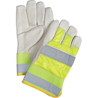Yellow High-Visibility Superior Warmth Fitters Gloves, Large, Grain Cowhide Palm, Thinsulate Inner Lining Nuna Depot Inc.