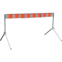 Barricade de rue, En A, 6' lo x 5-1/2" h, Orange/Blanc Nuna Depot Inc.