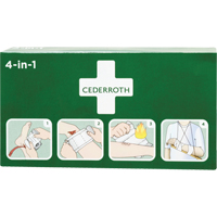 Coagulant 4-dans-1 cederroth, 9" lo x 5-1/2" la Nuna Depot Inc.