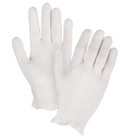 Gants d'inspection de poids moyen, Poly/coton, Poignet &agrave; ourlet, Hommes Nuna Depot Inc.