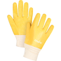 Rough-Finish Chemical-Resistant Gloves, Size 9, 10" L, PVC, Interlock Inner Lining, 47-mil Nuna Depot Inc.