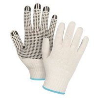 Lightweight Dotted String Knit Gloves, Poly/Cotton, Single Sided, 7 Gauge, X-Large Nuna Depot Inc.