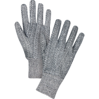 Gants de jersey, Grand, Poivre et sel, Non doubl&eacute;, Poignet en tricot Nuna Depot Inc.