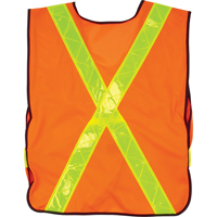 Standard-Duty Safety Vest, High Visibility Orange, Medium, Polyester Nuna Depot Inc.