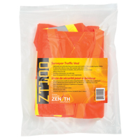 Veste de s&eacute;curit&eacute; pour arpenteur, Orange haute visibilit&eacute;, Grand, Polyester Nuna Depot Inc.