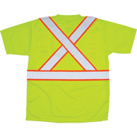 CSA Compliant T-Shirt, Polyester, Medium, High Visibility Lime-Yellow Nuna Depot Inc.