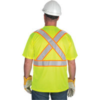 CSA Compliant T-Shirt, Polyester, Medium, High Visibility Lime-Yellow Nuna Depot Inc.