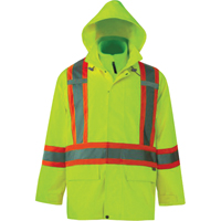 Vestes de s&eacute;curit&eacute; 3 en 1 Journeyman, Polyester, Jaune lime haute visibilit&eacute;, Petit Nuna Depot Inc.