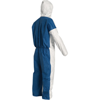 Hooded Coveralls, 4X-Large, Blue/White, Tyvek&reg; 400 D Nuna Depot Inc.
