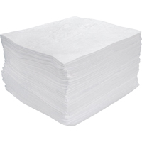 Premium Meltblown Sorbent Pads, Oil Only, 15" x 17", 30 gal. Absorbancy Nuna Depot Inc.