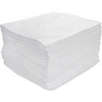 Premium Meltblown Sorbent Pads, Oil Only, 15" x 17", 25 gal. Absorbancy Nuna Depot Inc.