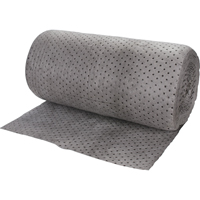 Rouleaux absorbants li&eacute;s de premi&egrave;re qualit&eacute;, Poids moyen, 150' lo x 30" la, Absorption 40 gal. Nuna Depot Inc.