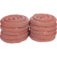 Sorbents Socks, Hazmat, 45 gal. Absorbancy, 3" W x 10' L, Pack of 10 Nuna Depot Inc.