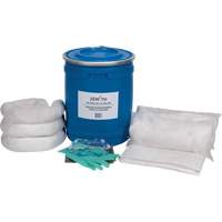 Trousse de lutte contre les d&eacute;versements de premi&egrave;re qualit&eacute; pour camion, Huile seulement, Baril, Absorbance de 10 gal. US Nuna Depot Inc.