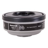 Cartouches pour respirateur s&eacute;rie N de North, Cartouche gaz/vapeur, Vapeur organique Nuna Depot Inc.