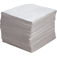 Premium Meltblown Sorbent Pads, Oil Only, 15" x 17", 30 gal. Absorbancy Nuna Depot Inc.
