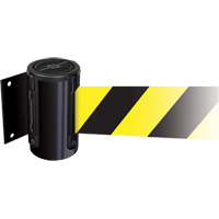 Tensabarrier&reg; Wall Mounted Units, Plastic, Screw Mount, 7.5', Yellow Tape Nuna Depot Inc.