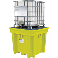GRV Space-Saver sans drain, Capacit&eacute; de d&eacute;versement 275 gal. US, 57" x 57" x 48" Nuna Depot Inc.