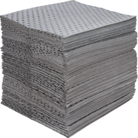 Industrial-Grade Fine Fibre Sorbent Pads, Universal, 15" x 17", 40 gal. Absorbancy Nuna Depot Inc.