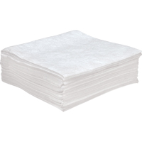 Feuilles absorbantes antistatiques de premi&egrave;re qualit&eacute;, Huile seulement, 30" x 30", 55 gal. d'absorption Nuna Depot Inc.
