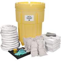 Trousse de lutte contre les d&eacute;versements de premi&egrave;re qualit&eacute; pour atelier, Huile seulement, Baril, Absorbance de 95 gal. US Nuna Depot Inc.