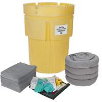 Trousse &eacute;conomique de lutte contre les d&eacute;versements, Universel, Baril, Absorbance de 95 gal. US Nuna Depot Inc.