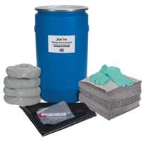 Trousse de lutte contre les d&eacute;versements pour &eacute;tabli, Universel, Baril, Absorbance de 30 gal. US Nuna Depot Inc.