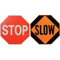Double-Sided "Stop/Slow" Traffic Control Sign Nuna Depot Inc.