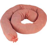 Sorbents Socks, Hazmat, 40 gal. Absorbancy, 3" W x 4' L, Pack of 25 Nuna Depot Inc.