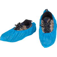 CPE Shoe Covers, Large, Polyethylene, Blue Nuna Depot Inc.