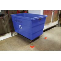 Floor Corner Marks, L, 5" L x 2" W, Red, Polyester Nuna Depot Inc.