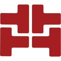 Floor Corner Marks, T, 5" L x 2" W, Red, Polyester Nuna Depot Inc.