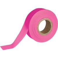 Flagging Tape, 1.188" W x 150' L, Fluorescent Pink Nuna Depot Inc.