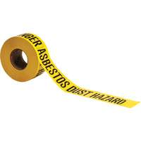 Barricade Tape, English, 3" W x 1000' L, 3 mils, Black on Yellow Nuna Depot Inc.