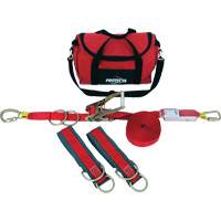 PRO-Line Temporary Horizontal Lifeline System, 60', Web, Swivel Nuna Depot Inc.