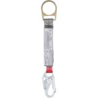Corde antichoc PRO, 1,5', Point d'ancrage &agrave; Crochet mousqueton/Mousqueton, Crochet mousqueton aux jambes, Nylon Nuna Depot Inc.