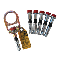 Concrete D-ring Anchor with Bolts, Bolt-On/Concrete, Temporary Use Nuna Depot Inc.