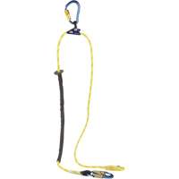 Longe de positionnement r&eacute;glable &agrave; corde pour grimpeur, 1 branches, 8', Classe CSA F, Nylon Nuna Depot Inc.